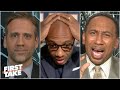 First Take gets into a heated debate over Max's Isiah Thomas vs. John Stockton argument