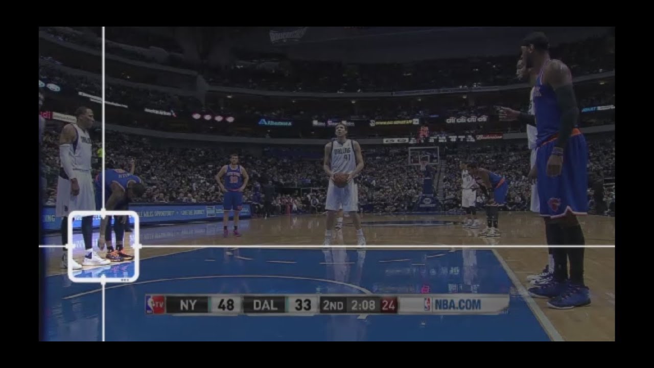 Knicks' J.R. Smith unties Shawn Marion's Shoes Knicks vs Mavs