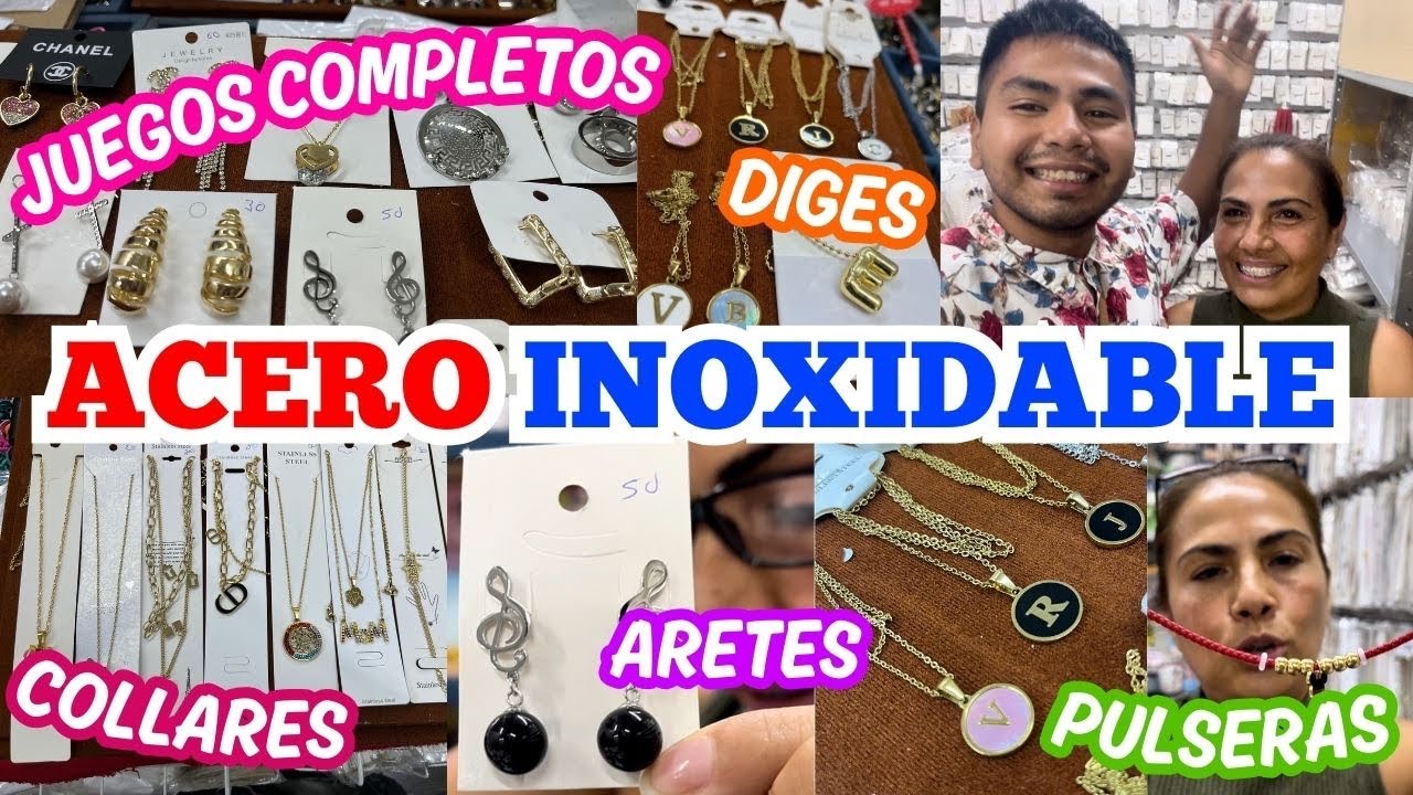 ✨💎 BODEGA de JOYERÍA de LUJO 😱 | Joyería en Acero INOXIDABLE y Baño de oro al mejor precio 🏆 en CDMX