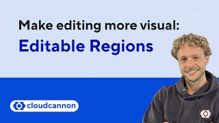 Visual Editing in CloudCannon with Editable Regions