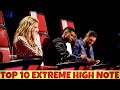 Top 10 mind blowing high notes in the voice the x factor got talent part 2