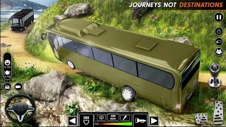 Offroad Bus Simulator 3D Game||Crazy Hill Climbing Offroad Bus Driving - Android Gameplay screenshot 4