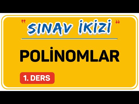 POLİNOMLAR 1.DERS  (1/2)  | ŞENOL HOCA