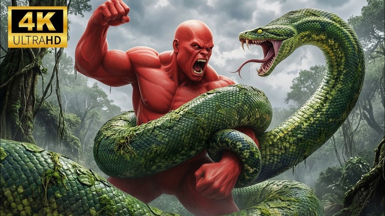 RED HULK vs TITAN SNAKE – The Savage Jungle Fight That Changed ...