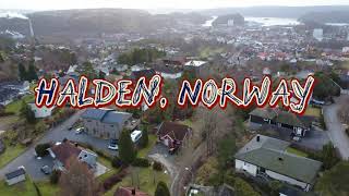 Drone Video Of Halden, Norway