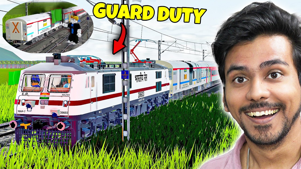 REALISTIC GUARD DUTY IN THIS ROBLOX TRAIN GAME | IRSIM