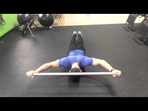 Prone Behind the Neck Press