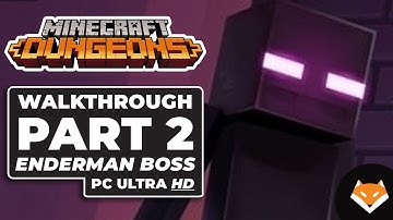 MINECRAFT DUNGEONS PC Walkthrough Part 2 (PC ULTRA 1080p HD) - No Commentary