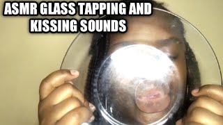 ASMR Glass Tapping Hand Sounds  Glass Kissing No Talking 🤫
