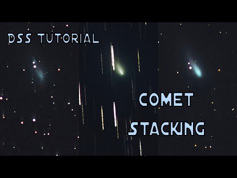 Comet Stacking. DeepSkyStacker Tutorial. Atlas C/2019 Y4