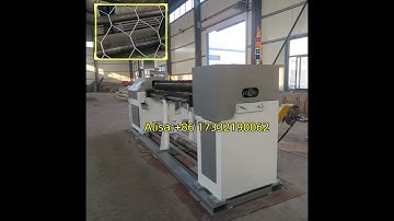 CNC  PLC Control Reverse Hexagonal Wire Mesh Machine