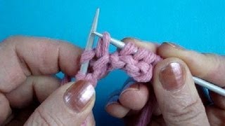 Лицевая петля - способы вязания спицами - Урок 26 Knitting lesson for beginners(Нестандартный метод вязания лицевой петли за переднюю стенку петли Подписаться на все новые видео-уроки..., 2013-09-01T08:24:52.000Z)