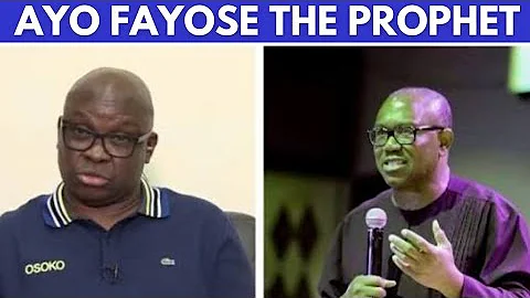 Watch Everything Ayo Fayose Said Concerning Peter Obi's 2027 Election