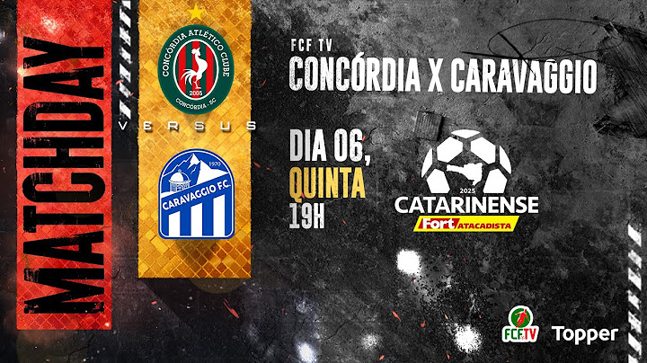 AO VIVO | CONCÓRDIA X CARAVAGGIO | CATARINENSE FORT ATACADISTA 2025