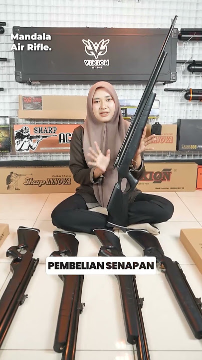 SENAPAN LONG RANGE 2 ALAM TERBAIK!! VIXION BLACK THUMBHOLE!