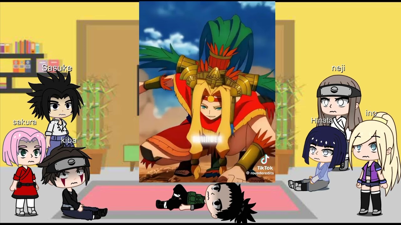 Naruto friend react to Naruto as Gilgamesh