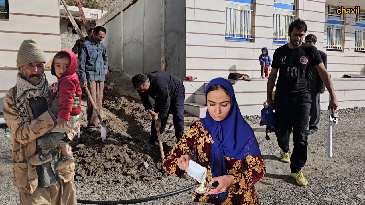 “Plumbing Finish & Kebab Aroma: A Day of Completion and Synergy at the Chavil House 🏡🔥”