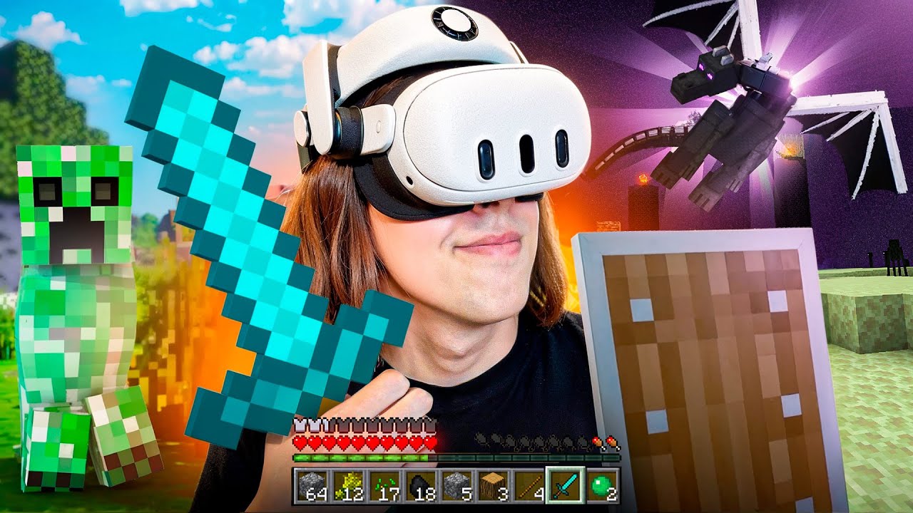 🌈Я ПОЛНОСТЬЮ ПРОШЕЛ MINECRAFT В VR