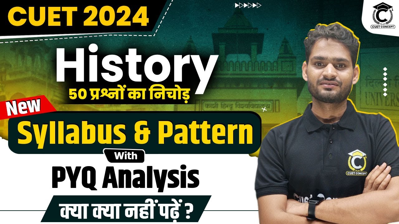 CUET 2024 History Domain Syllabus & Pattern Analysis । History Domain ...