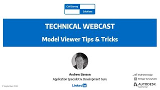 Civil Survey Solutions - Webcast: Model Viewer Tips and Tricks