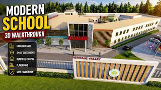 Modern School Design | Heritage Valley High School | 3D Architectural Walkthrough & Campus Tour
