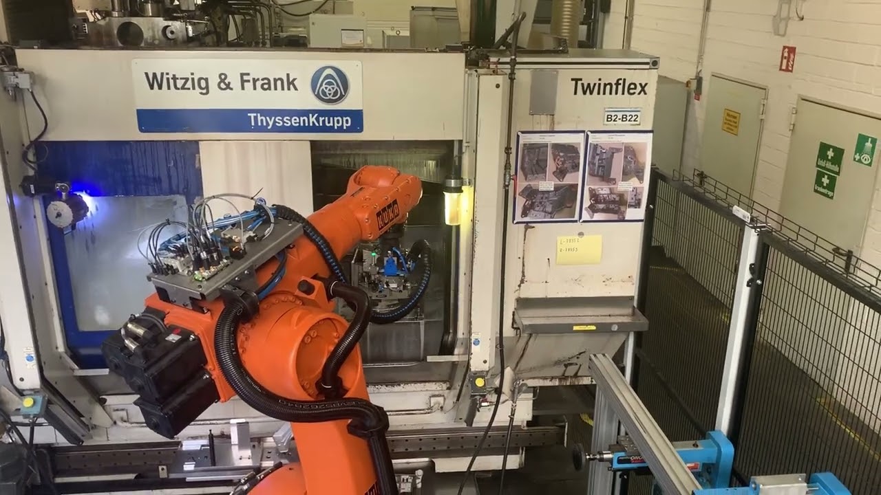 Isola robotizzata asservimento macchine utensile speciale