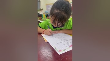 Nguyễn Trần Hải Anh - 2A4- THĐB 2 tham gia Cuộc thi viết Chữ đẹp tuổi thơ lần thứ nhất