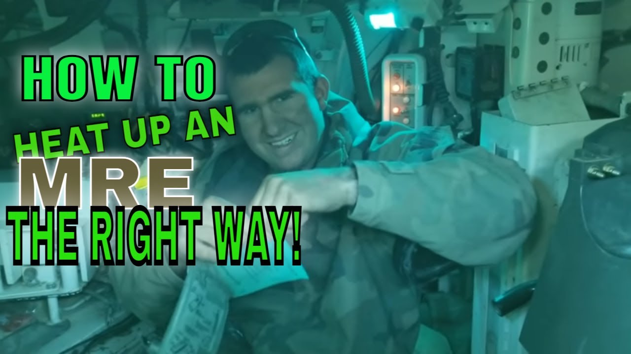 How to heat up an MRE, The right way! YouTube