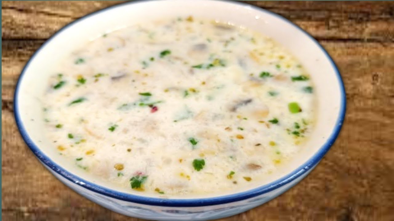 Mushroom Soup Recipe | How to make easy&healthy soup 🥣