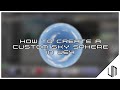 How to CREATE a SKYSPHERE/SKYBOX in UE4 and BLENDER