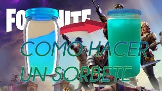 Sorbete de Fortnite! CON ZUMO