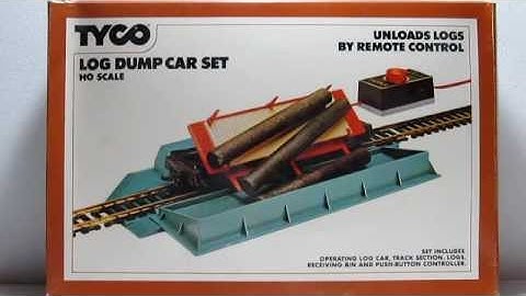 TYCO # 926 OPERATING LOG DUMP CAR SET