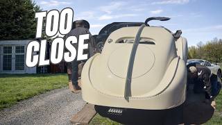 This Was Stressful… Getting The Bugatti On The Trailer