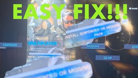 INSTALL SUSPENDED MODERN WARFARE Easy fix (FOR PEOPLE WHO GAMESHARED )
