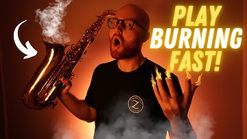 How to play FAST on the Saxophone!