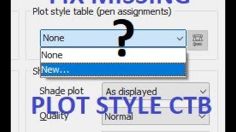 UKUR TANAH | AUTOCAD - PLOT STYLE (.CTB) NOT SHOWING IN AUTOCAD