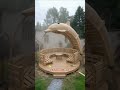 Dirty Backyard to Luxury Wooden Seating Transformation 😍 | Satisfying Timelapse Build
