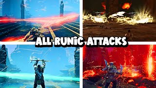 GOD OF WAR 2018 - ALL RUNIC ATTACKS (2K 60FPS)
All Runic Attacks - God of War 2018 (2K 6OFPS)
Runic Attacks are special weapon skills that can be equipped by Kratos in God of War. Each weapon has two available runic slots, one for light attacks and the second for heavy attacks. Each Runic Attack can be leveled up to increase their damage and effectiveness.
Runic Attacks can result in increased levels of physical damage, elemental damage, and/or stun attached to each attack. There are different attack types such as area attacks, line attacks, and melee attacks. Runic Attacks are limited by cooldowns, and on the Give Me God of War difficulty, Runic Cooldowns are increased by 51.62% and rounded to the nearest second.
00:00 - Leviathan
02:12 - Blades of Chaos
04:00 - Atreus Summon Attacks
#godofwar
#godofwar2018
#runicattacks
#leviathanaxe
#bladeofchaos GOD OF WAR 2018 - ALL RUNIC ATTACKS (2K 60FPS)