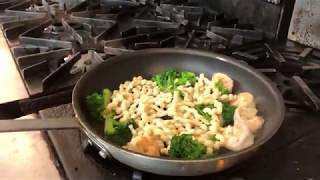 Chef Rick Cooking Series Shrimp Broccoli Alfredo