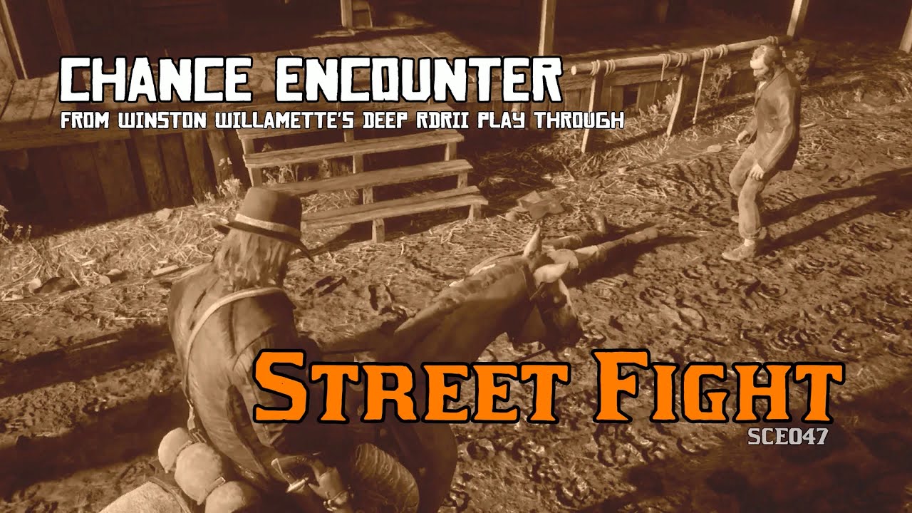 Street Fight (Smithfields Saloon) - Chance Encounter [RDRII] - YouTube
