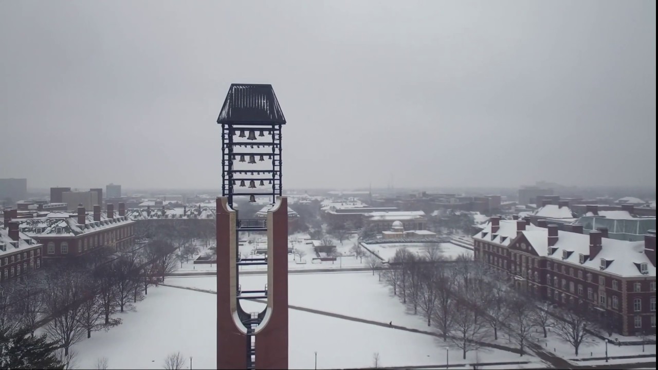 Champaign Urbana, Illinois Snowstorm Drone Footage Winter Storm Gia YouTube