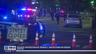 SODO violence: Police investigate deadly shooting, stabbing | FOX 13 Seattle