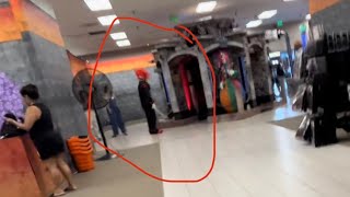 Spirit Halloween 2022 Glendale CA (GUY WEARING CROUCHY COSTUME SPOTTED)