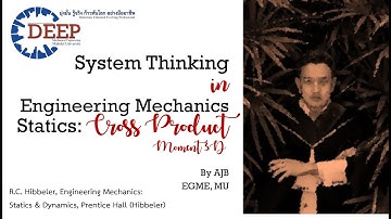 System thinking in Mechanics: Cross Product 3D