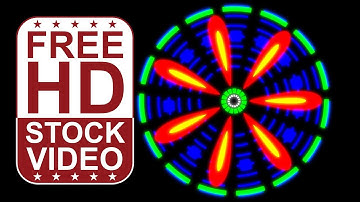 Free Stock Videos - abstract animated motion graphics circular spin effect