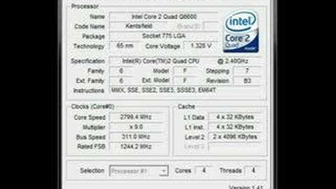 Overclocking Q6600 2.4GHz to 3.2GHz
