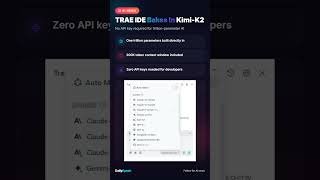 Details TRAE IDE Bakes Kimi K2 1T Params For FREE! Update