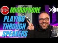 How to STOP Microphone from Playing Through Speakers / Headphones - Windows 11