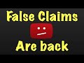 False YouTube Copyright claims are back in 2020