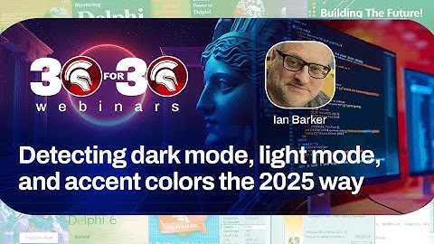 Detecting dark mode, light mode, and accent colors the 2025 way with Ian Barker